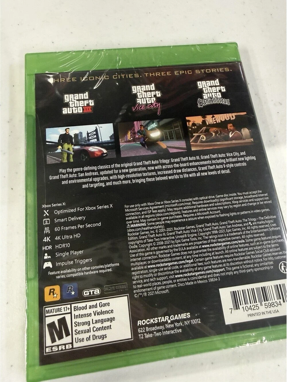 Grand Theft Auto: The Trilogy - The Definitive Edition - Xbox Series X/Xbox One